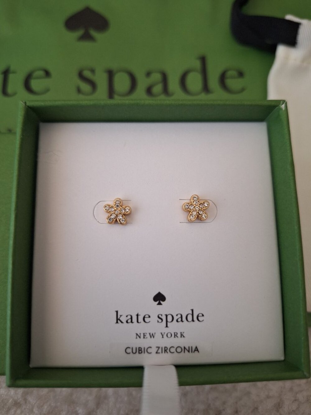 NEW Kate Spade Earrings in Box + Dust Bag - Picture 2 of 10